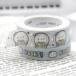 Never stop reading, rainbow books washi | LIMITED STOCK! LIMIT: 2/order