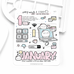 2025 monthly deco stickers, Vol.2