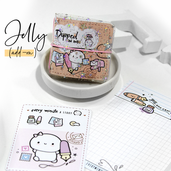 Dipped in ink sticker book and Jelly cover add on- Limited Stock!