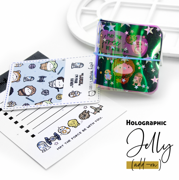 May the force be with you Sticker book and Jelly cover add on- LIMITED STOCK!