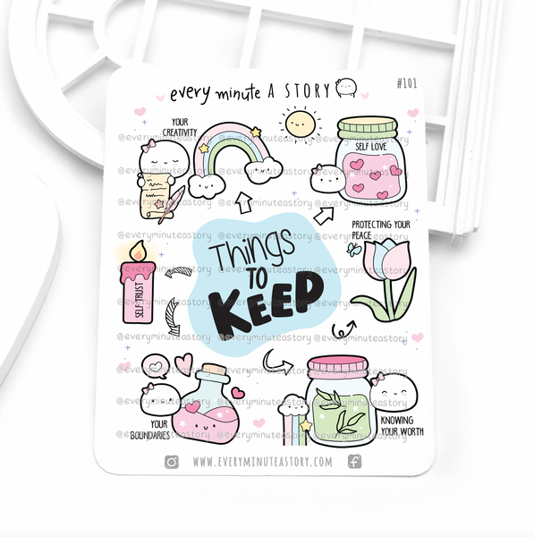 Things to keep- Self love stickers