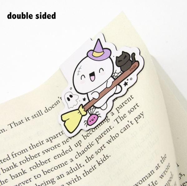 Witch Beanie, magnetic bookmark, halloween- Limited Stock!