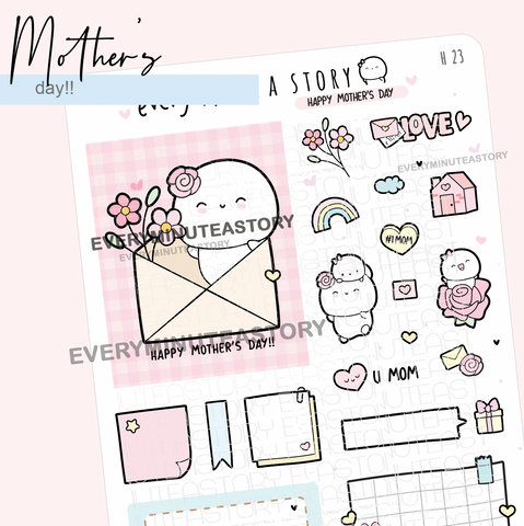 Happy Mother's Day stickers- Low Stock!