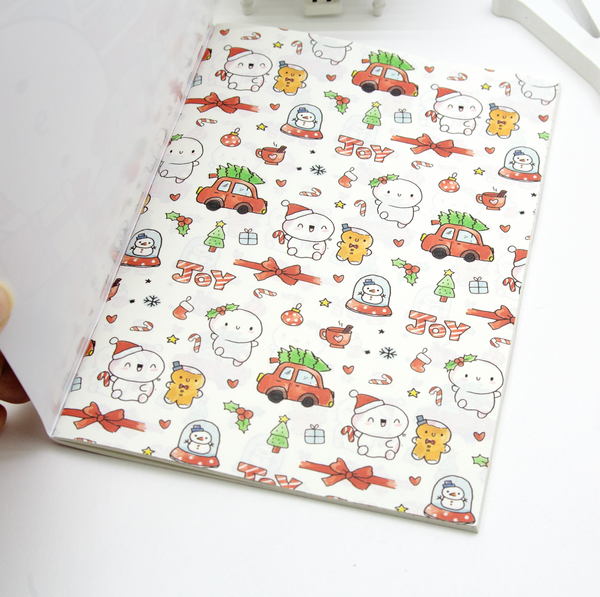 Tis the Season A5 Christmas notebook, dot grid - LIMITED STOCK! LIMIT: 1/order