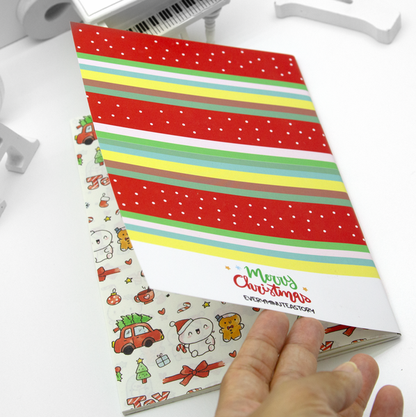 Tis the Season A5 Christmas notebook, dot grid - LIMITED STOCK! LIMIT: 1/order