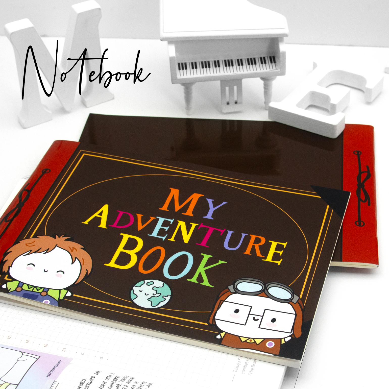 My adventure book, A5 Beanie dot grid notebook | LOW STOCK! LIMIT: 2 /order