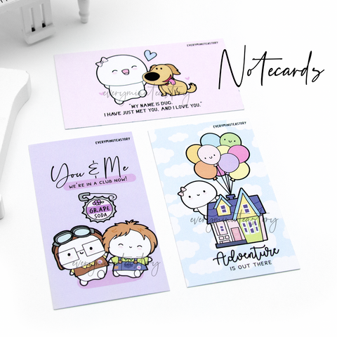 Grape soda club notecards/mini journaling cards- Limited Stock, limit 2sets/order