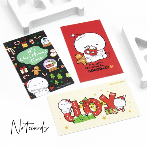 Christmas notecards/mini journaling cards- Limited Stock!