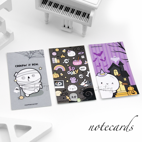 Spooky notecards/mini journaling cards- Limited Stock!