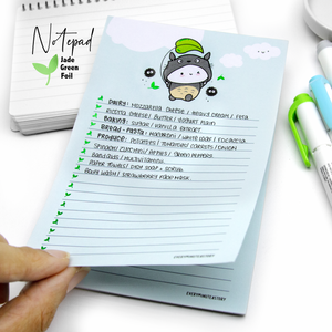 Play in the puddles Toroto Beanie notepad with jade green foil -Limited stock! Limit 2/order