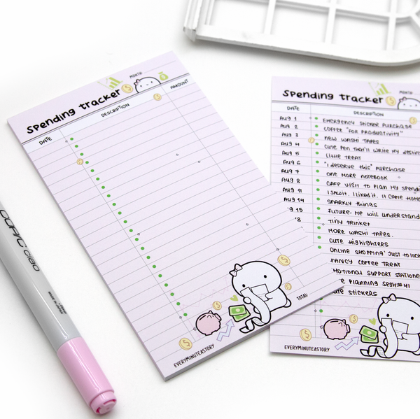 Budget, spending tracker notepad- Limited stock, limit 2/order