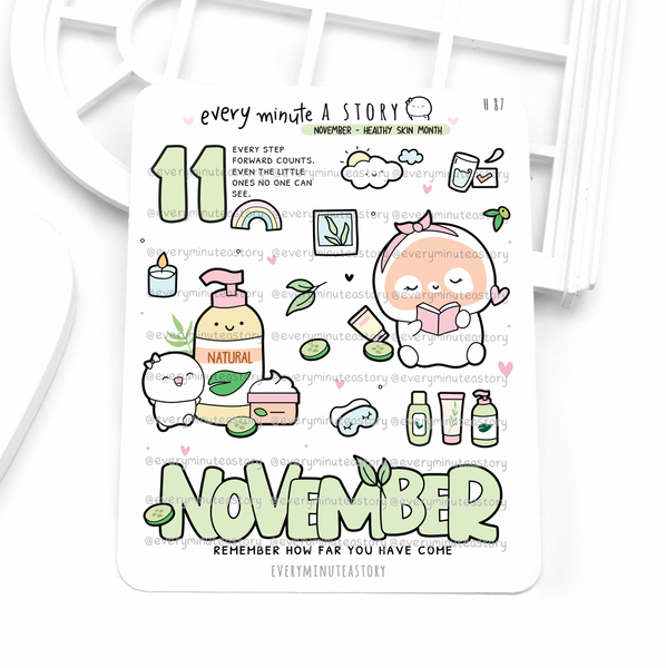 2025 monthly deco stickers, Vol.2