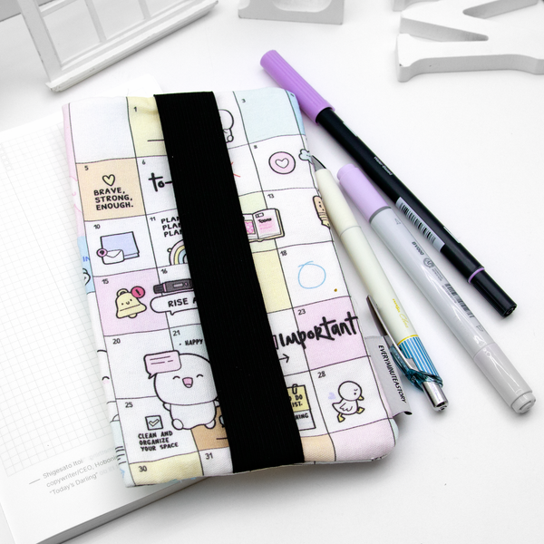 A5 elastic Beanie planner grid pouch- Limited Stock, limit 1/order