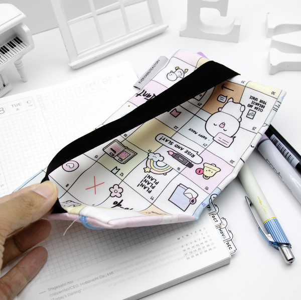 A5 elastic Beanie planner grid pouch- Limited Stock, limit 1/order