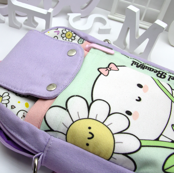 Beanie journal pouch, Vol.2, daisy pouch | Limited Stock, limit 1/order