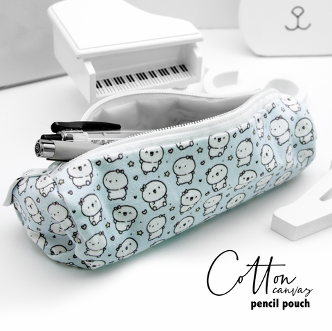 Marshmallow clouds Beanie pencil pouch- Low Stock, Limit 1/order