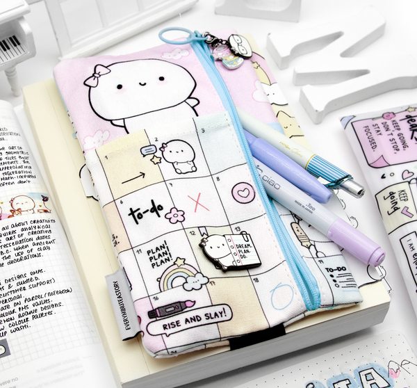 A5 elastic Beanie planner grid pouch- Limited Stock, limit 1/order