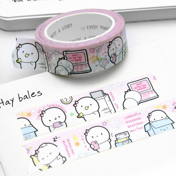 Procrastination Beanie washi- LIMITED STOCK! LIMIT: 2/order