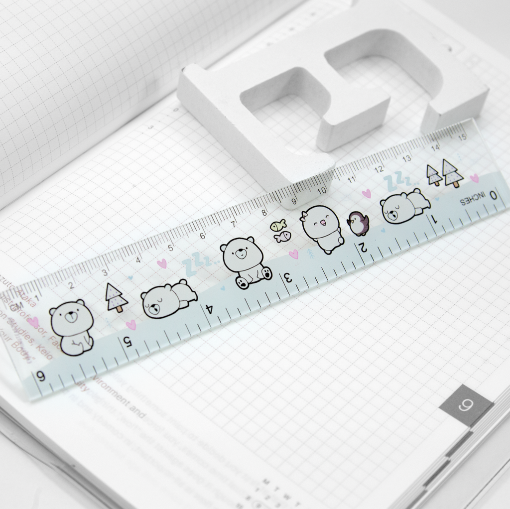 Beqar Ruler Polar bear Beanie acrylic ruler -Limited Stock! Limit 2/order โ Every ...