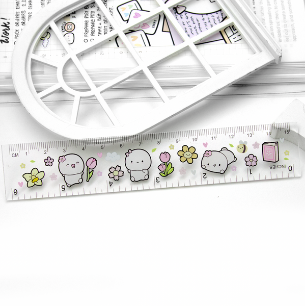 Soft petals acrylic ruler -Limited Stock! Limit 2/order