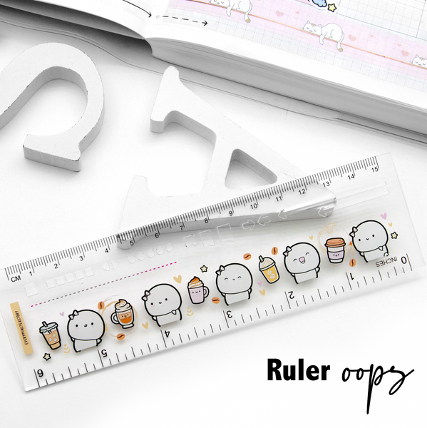 OOPS Coffee lover stencil ruler -Limited Stock! Limit 2/order