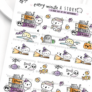 Halloween sketches -Limited stock!- LOW STOCK!