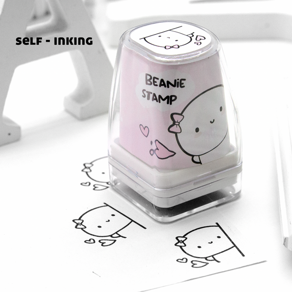 Beanie peek-a-boo self inking stamp- Limited Stock, limit 1/order