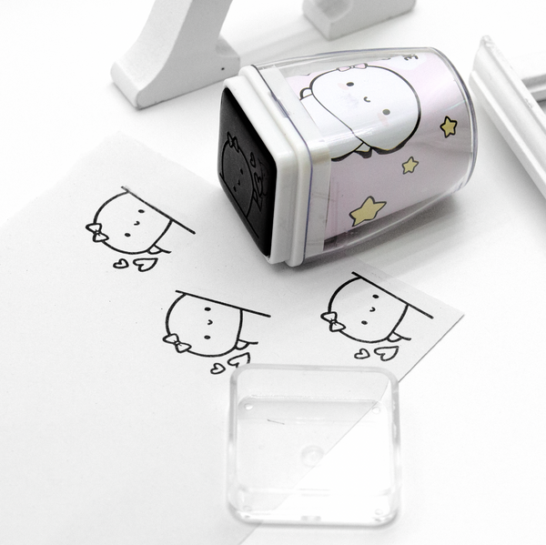Beanie peek-a-boo self inking stamp- Limited Stock, limit 1/order