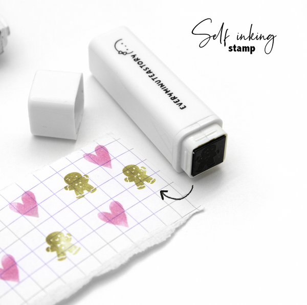 Gingerbread, Holiday self inking stamps- Limited Stock, limit 1/order