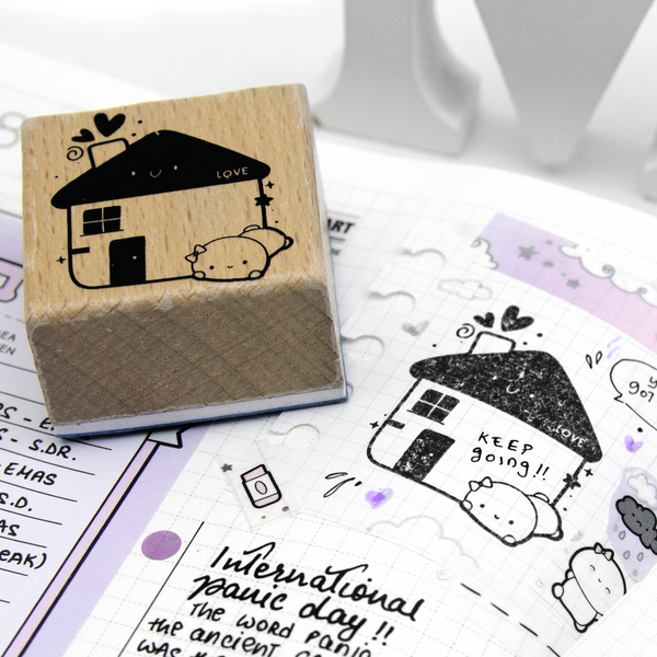 Cozy corners, Beanie write-in wooden stamp- Limited Stock, limit 1/order