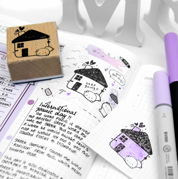 Cozy corners, Beanie write-in wooden stamp- Limited Stock, limit 1/order