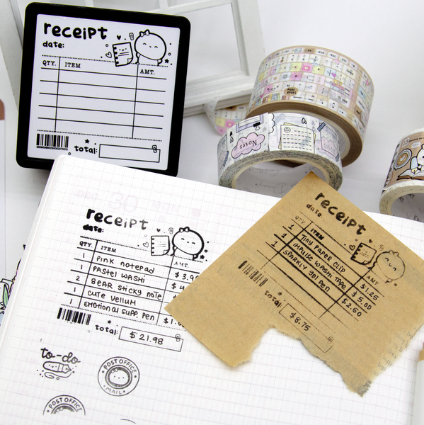 Receipt/budget self inking Beanie stamp- Limited Stock, limit 1/order