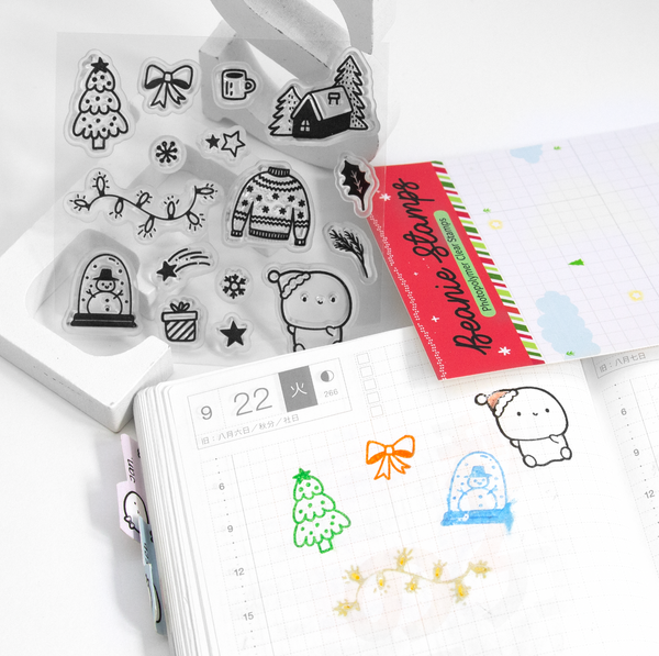 Holiday Beanie stamp set- Limited Stock!
