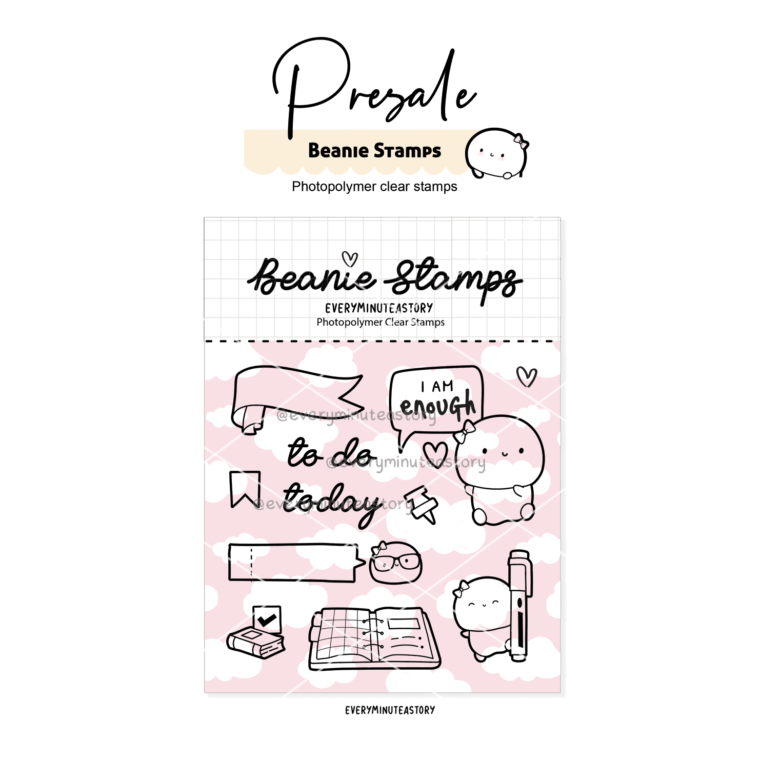 PRE-SALE! I am enough Beanie stamp set