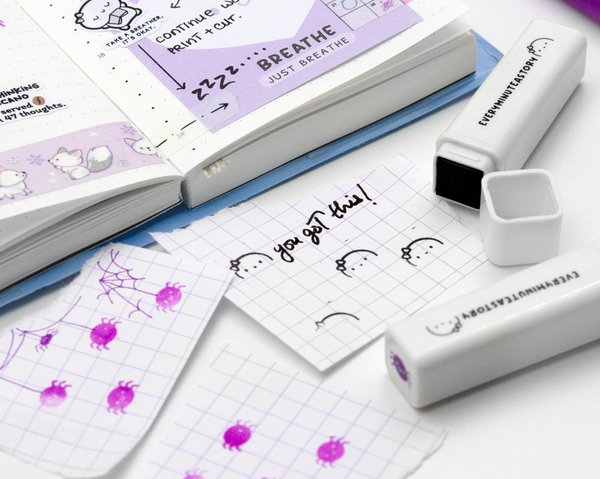 Creep it real, self inking halloween stamps- Limited Stock, limit 1/order