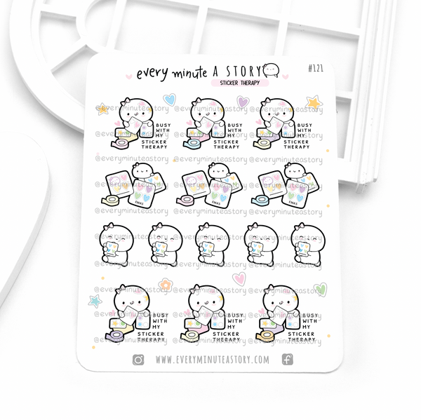 Sticker therapy Beanie planner stickers