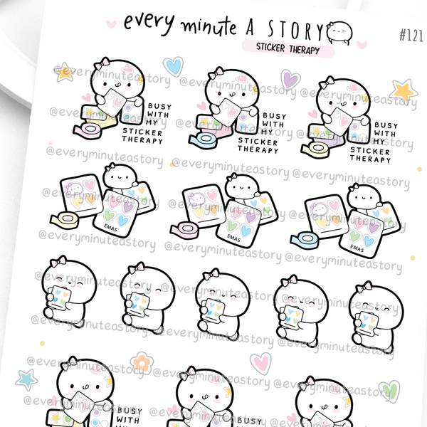 Sticker therapy Beanie planner stickers