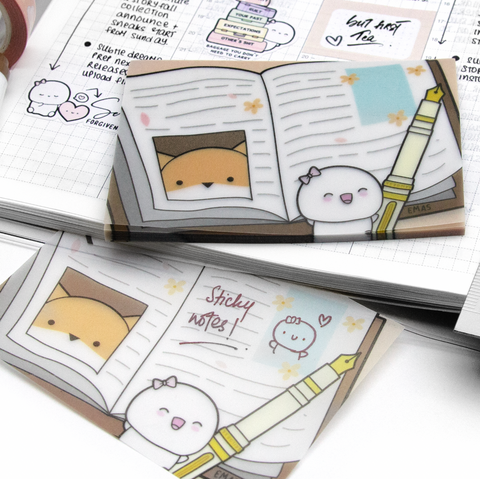 Fox vellum sticky notes- Low Stock!