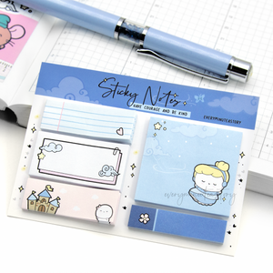 Cinderella page flag sticky notes ( LOW STOCK, limit 2/order)