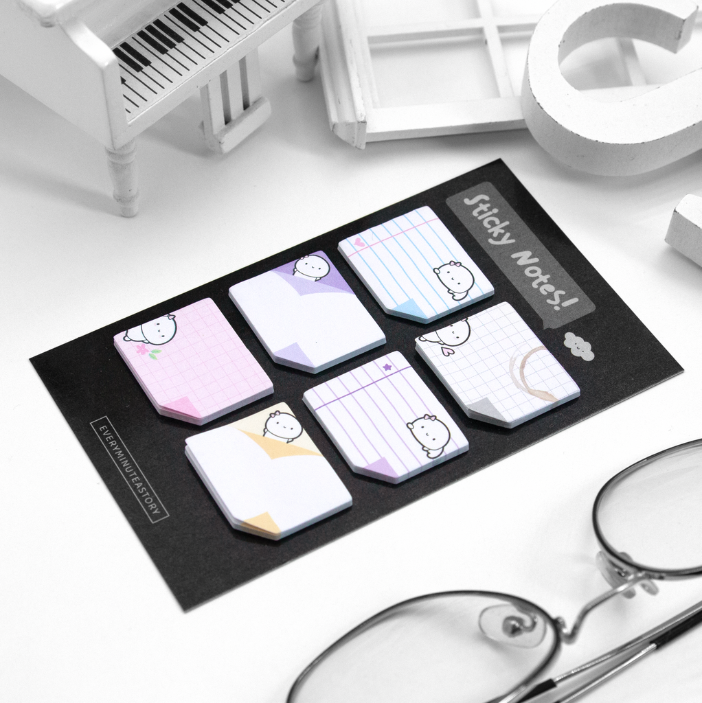 Stick Note Mini Mini sticky notes set of 6 -Limited Stock, limit 1/order – Every Minute ...