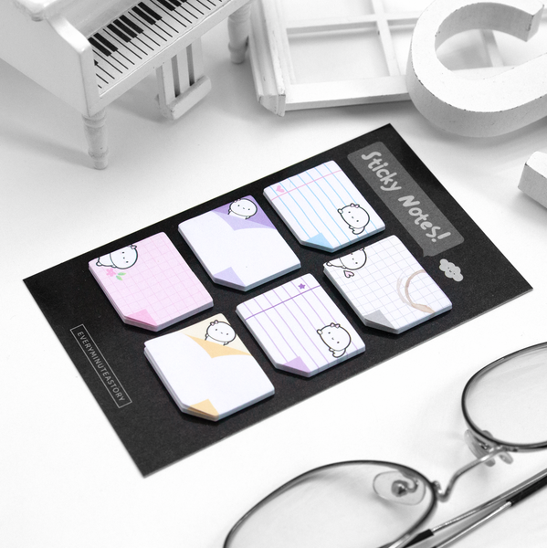 Mini sticky notes set of 6 -Limited Stock, limit 1/order