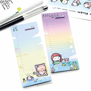 Riding the waves Beanie silver/purple foiled notepads | -LIMITED STOCK! Limit 2 sets/order