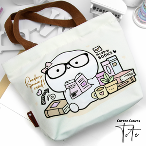 Reader's gonna read Beanie cotton canvas tote- Limited stock, Limit 1/order