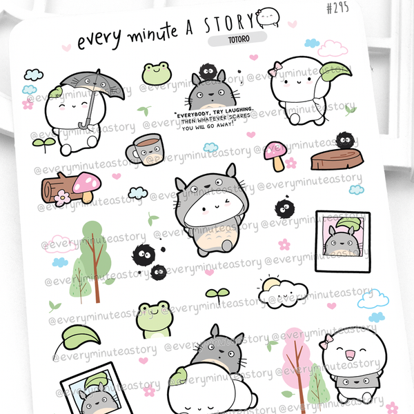 Totoro Beanie planner stickers