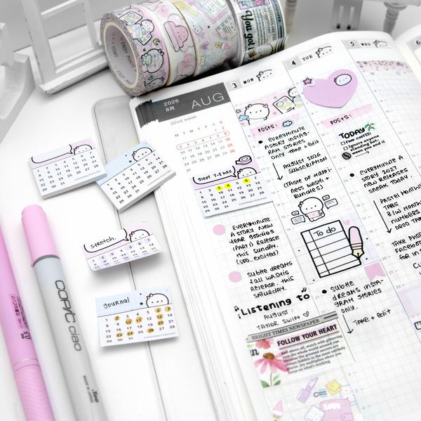 Habit tracker, Beanie sticky notes - Limited Stock, Limit 2/order