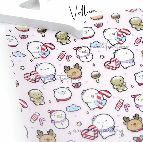 Holiday Magic vellum- LIMITED STOCK! Limit 2/order