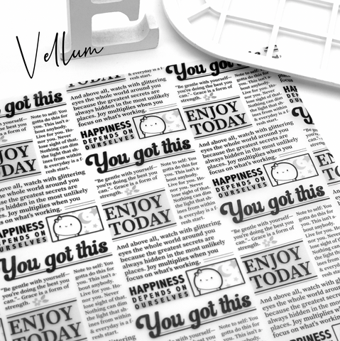 Bright times Beanie vellum- Limited Stock! Limit 2/order