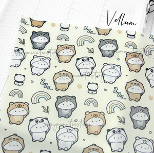 Bear-y cute vellum- Limited Stock, Limit 2/order