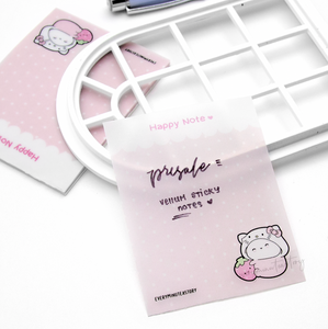 Happy note- HK vellum sticky notes- LOW STOCK! Limit 2/order