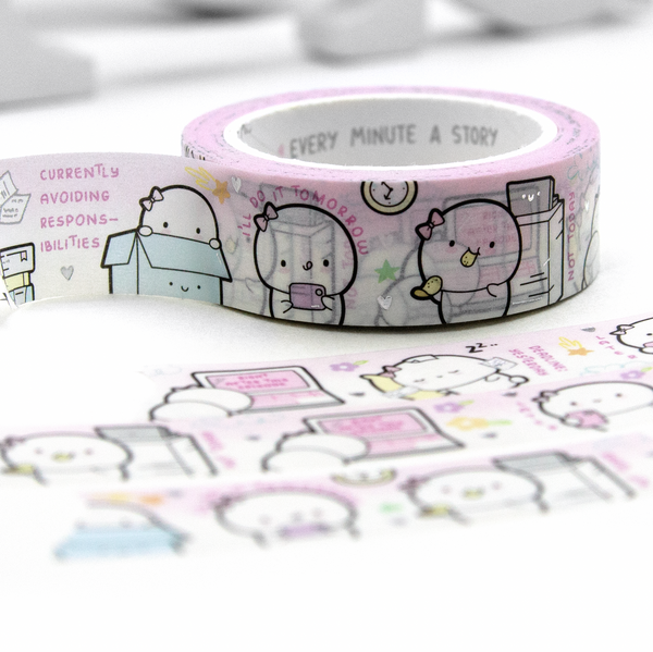 Procrastination Beanie washi- LIMITED STOCK! LIMIT: 2/order